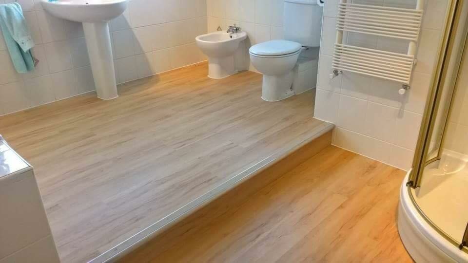 LVT flooring bathroom – Easton, Bristol.